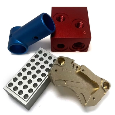Lavorazione CNC di parti di alluminio anodizzato per l'industria