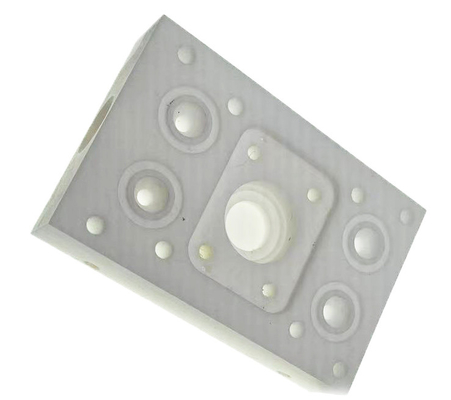 Mano lavorante di verniciatura della polvere di anodizzazione di CNC di PTFE